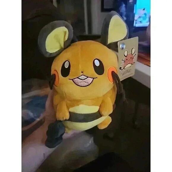 Dedenne Pokemon Plush Soft Toy 10 Inch NWT A1 Excellent New Pocket Monster - Picture 1 of 6